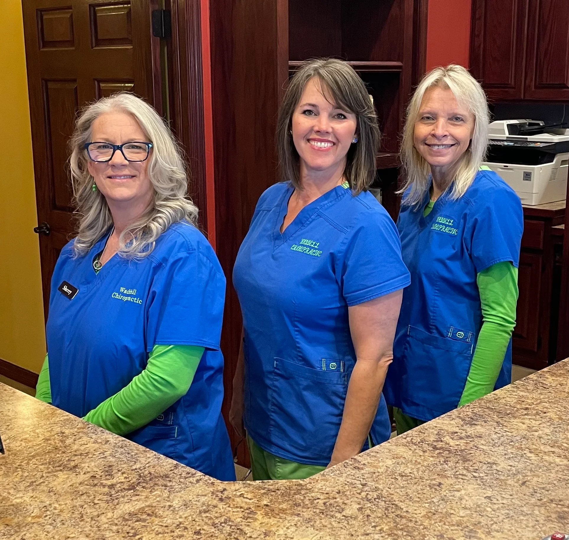 staff at Waddell Chiropractic